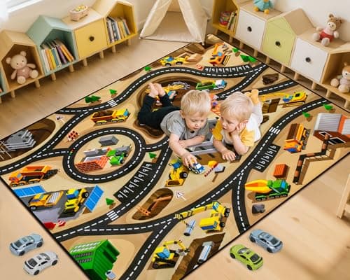 Construction Play Rug