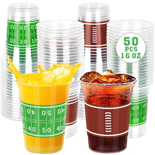 16oz Football Cups