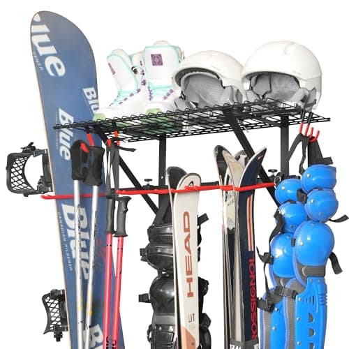 Wall Rack with Top Shelf