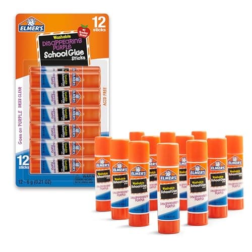 Purple School Glue Sticks