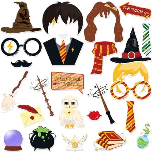 Wizard Photo Booth Props