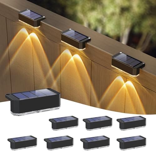 Compact 8-Pack Fence Lights