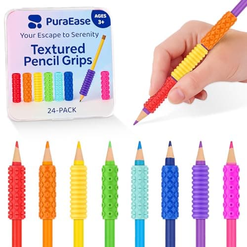 Multi-Textured Pencil Grips