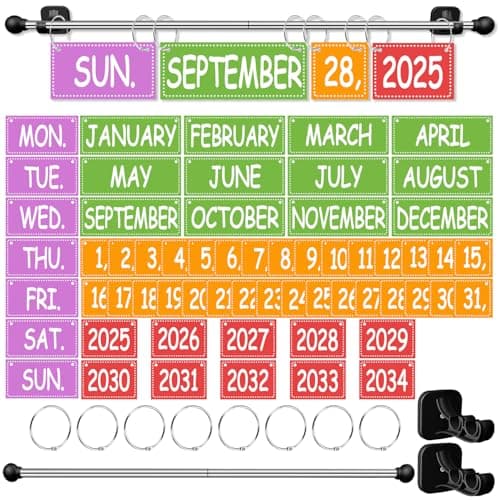 Magnetic Flip Classroom Calendar