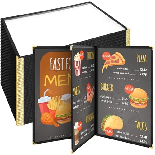 Book-Style Menu Kit