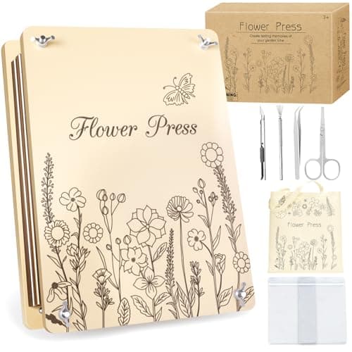 Dreamon Large Wooden Flower Press