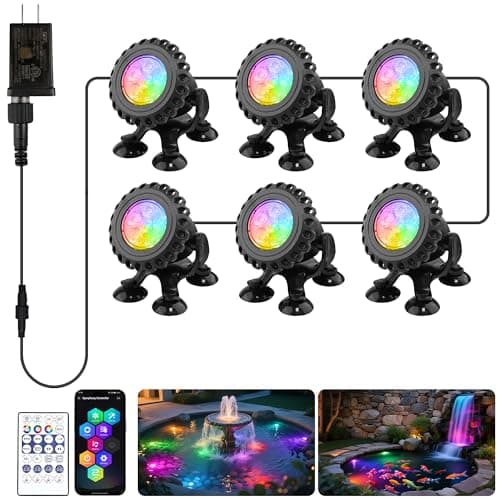 Bluetooth RGB Pond Lights