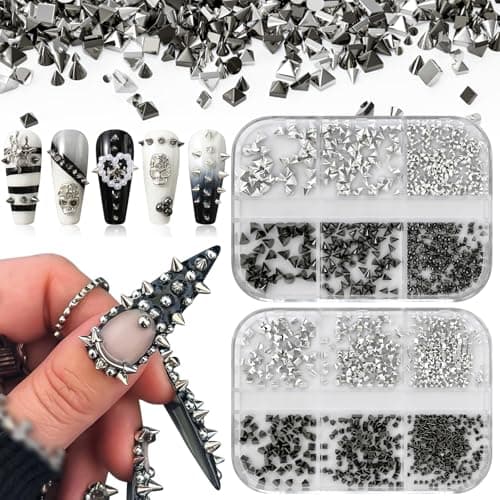 Gothic Metallic Cone Studs