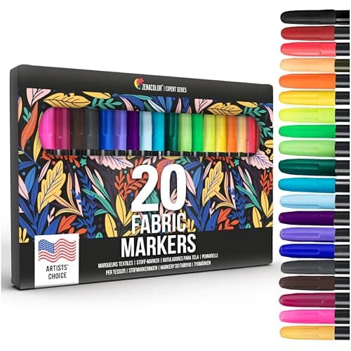 20-Color Fabric Markers