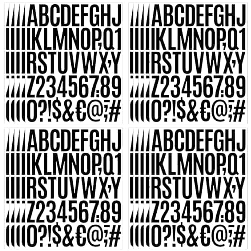 2" Waterproof Letter Set