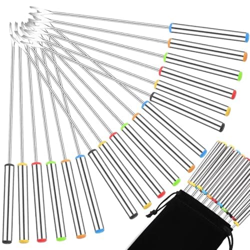 18-Piece Color Fondue Fork Set