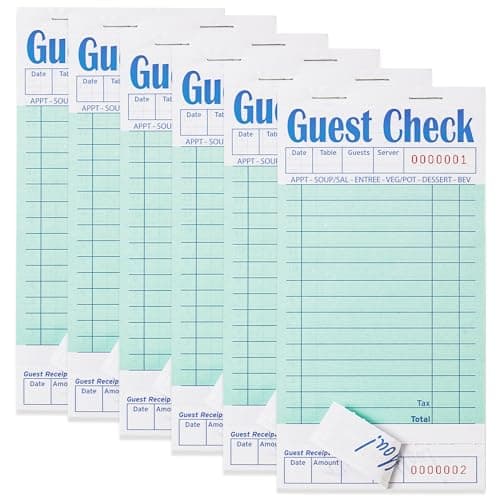 Professional Guest Checks