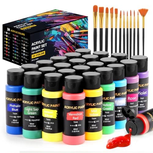 24-Color Acrylic Set
