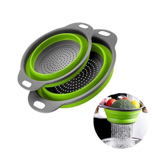 2-Pack Collapsible Colanders