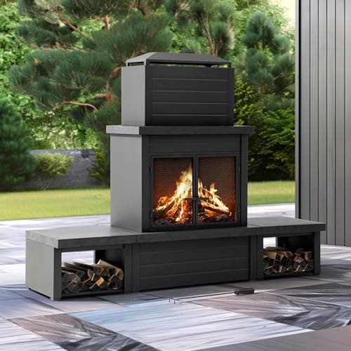 Sunjoy Outdoor Fireplace