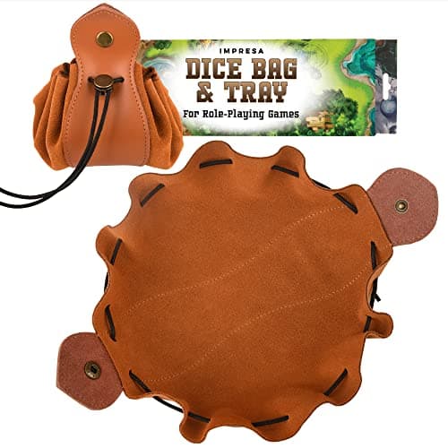 IMPRESA Leather Dice Tray