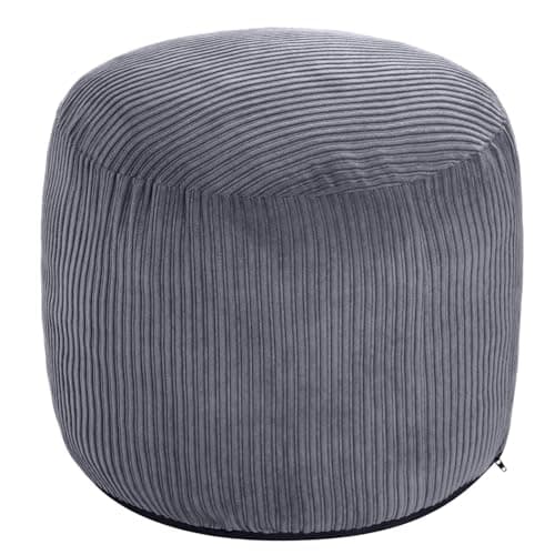 Corduroy Foam Pouf