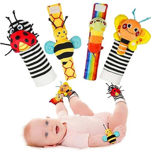 Colorful Rattle Socks