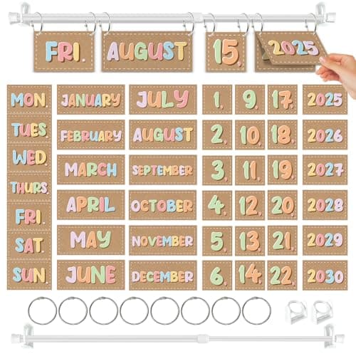 Pastel Flip Classroom Calendar