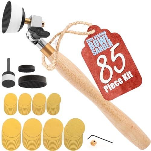 Dual‑Bearing Bowl Sander Kit