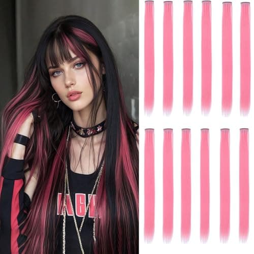 Pink Clip-In Extensions