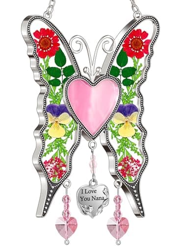 Heart Butterfly Suncatcher