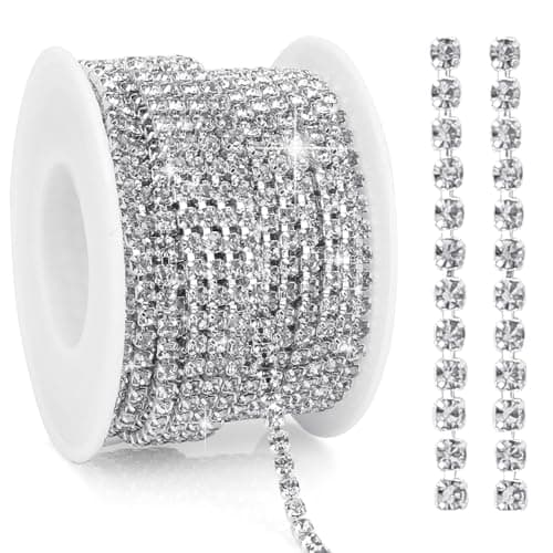 3mm Silver Rhinestone
