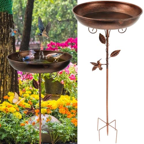 Adjustable Iron Birdbath