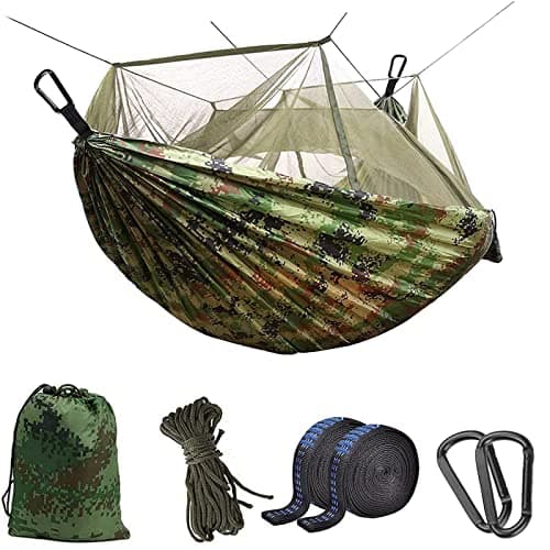 Mosquito-Ready Double Hammock
