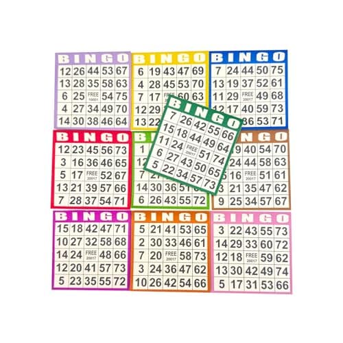 1000 Disposable Bingo Cards
