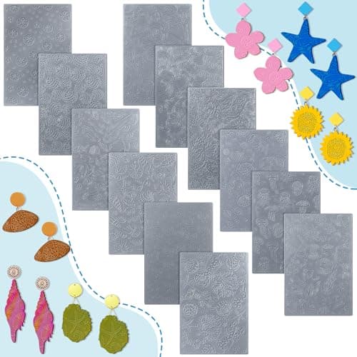 12pc Polymer Texture Sheets