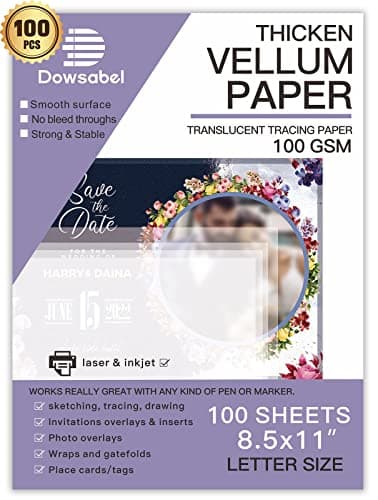 Printable Vellum Sheets