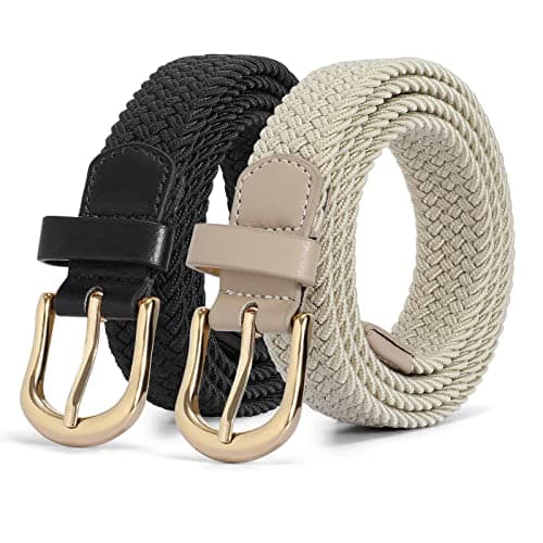 Braided Stretch Belt Set