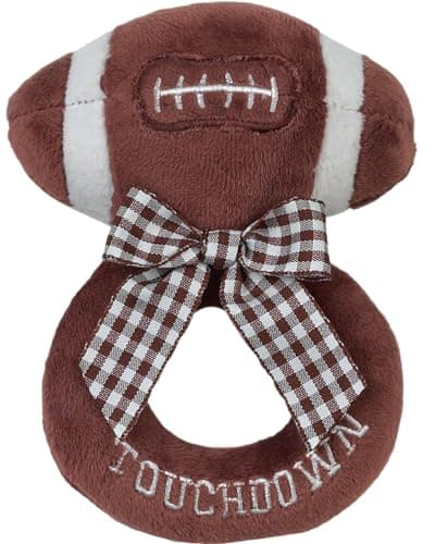 Plush Football Rattle