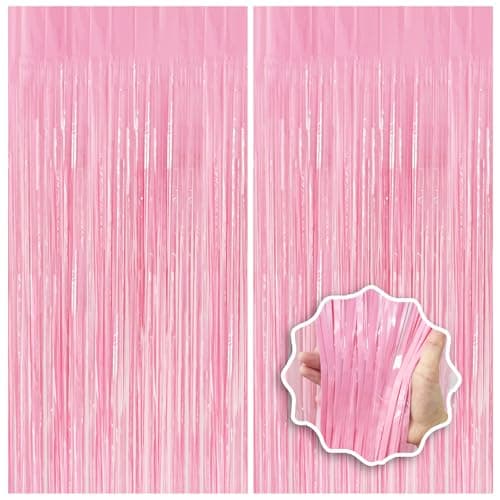 Pastel Pink Fringe Backdrop
