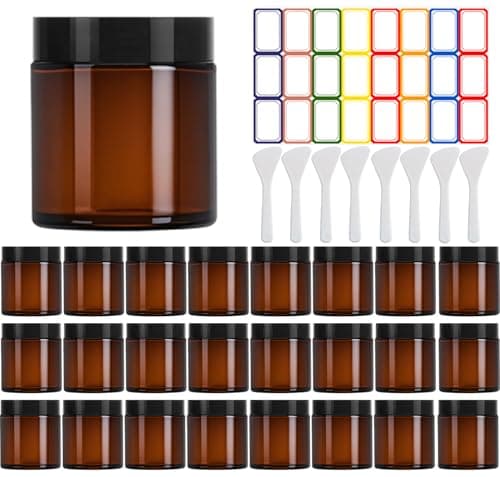 Bulk 4oz Amber Jars