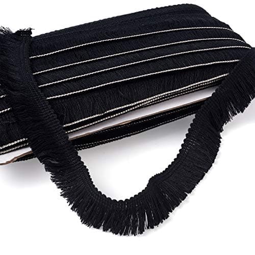 Durable Black Tassel Trim