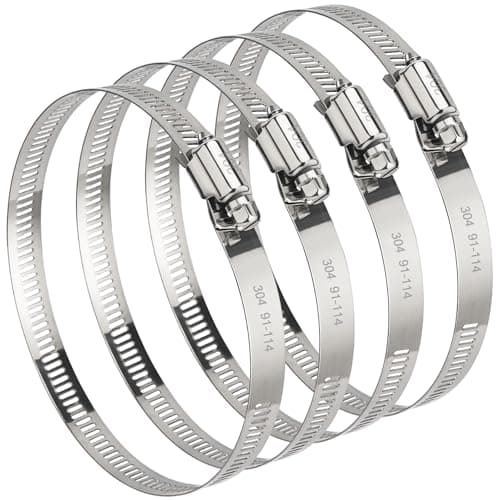 4" Stainless Worm Clamps