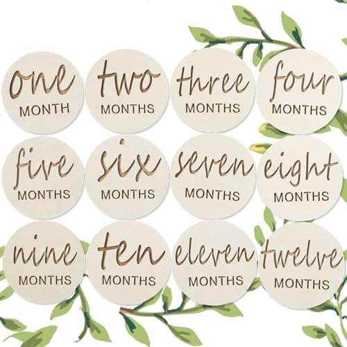 12-Month Wooden Milestones