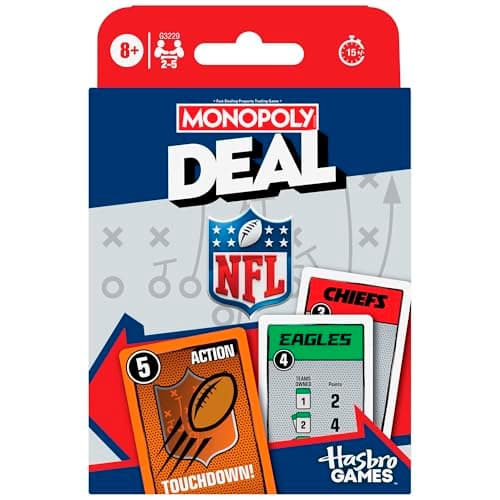 NFL Monopoly Card Game