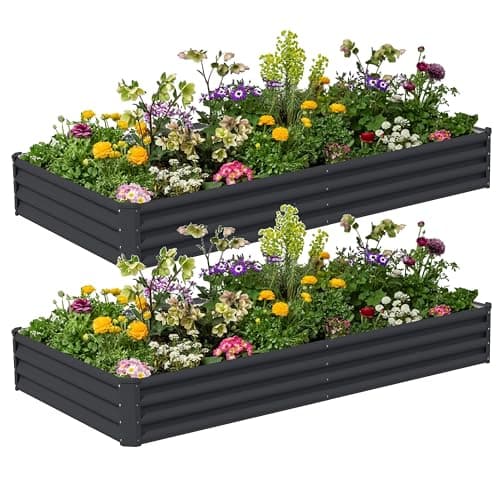 Large 8x4 Galvanized Bed