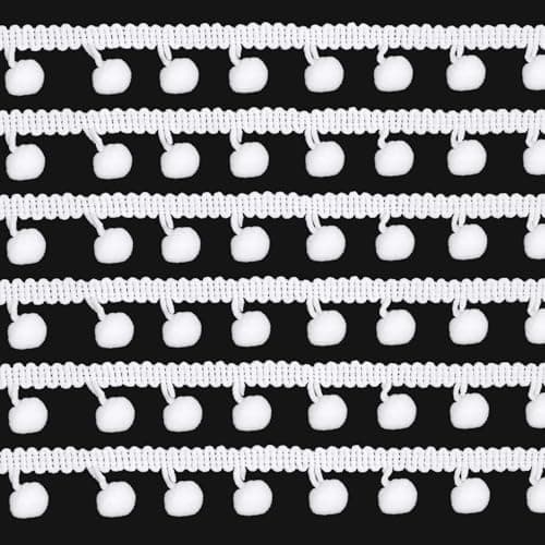 White Pom Pom Trim