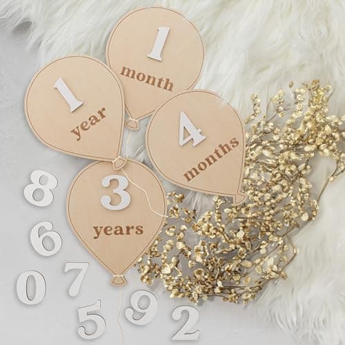 Wooden Balloon Milestones