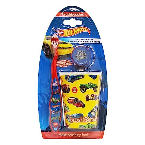 Kids Travel Toothbrush Set