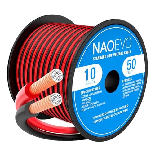 NAOEVO 10AWG Power Cable