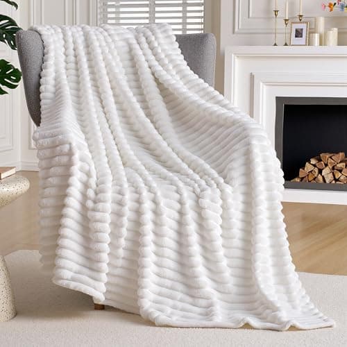 3D Ribbed Jacquard Blanket