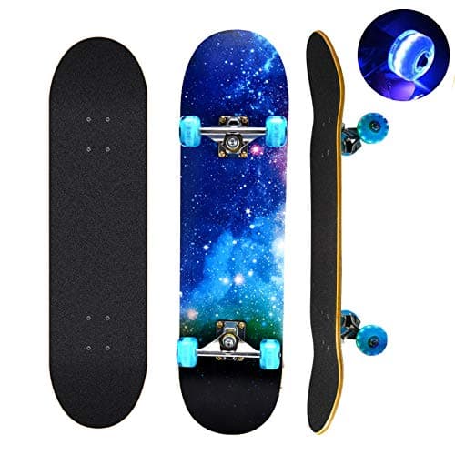 Flashing-Wheel Skateboard