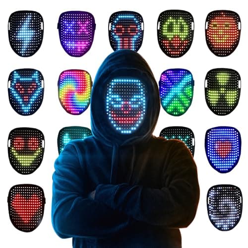 Gesture Sensing LED Mask