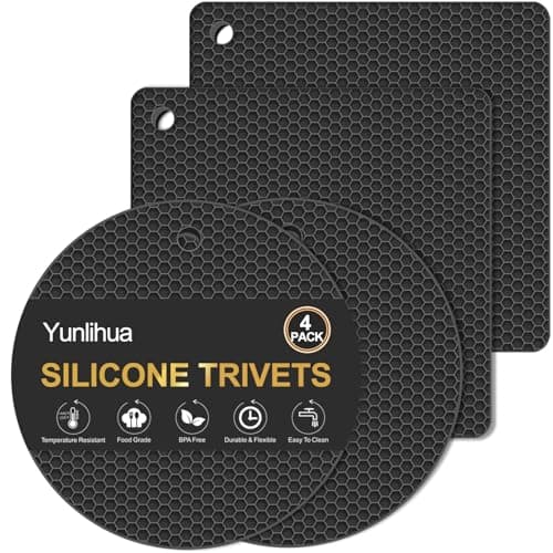 4-Pack Silicone Trivets