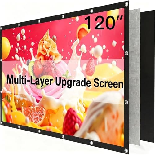 120" Foldable 4K Screen